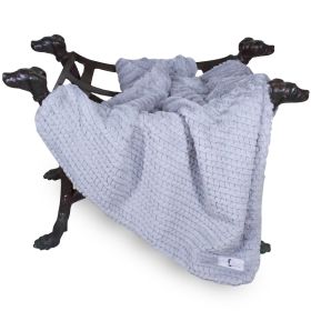Paris Dog Blankets (Color: Sterling, size: Throw)