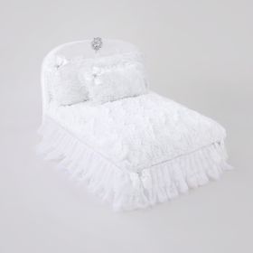 Enchanted Nights Dog Bed Collection (Color: Snow White)